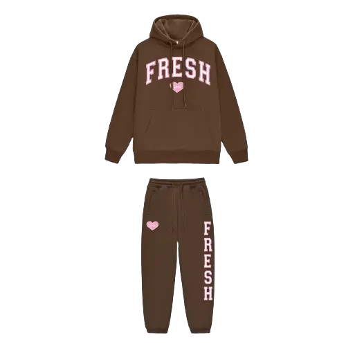 Fresh Love Tracksuit – Brown