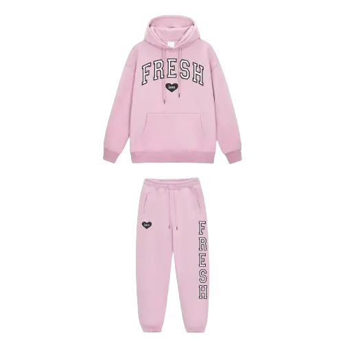Fresh Love Tracksuit – Pink