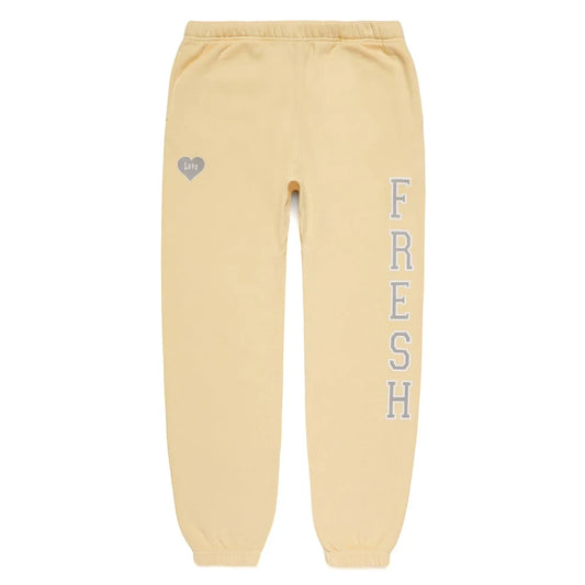 Fresh Love Varsity Sweats – Yellow