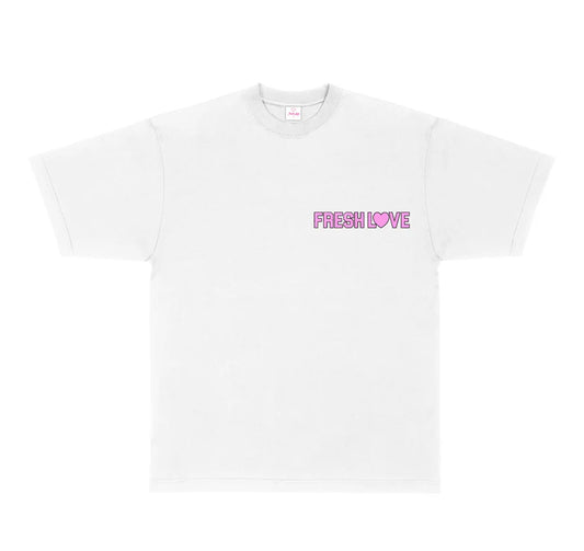 Fresh Love Logo Tee – White